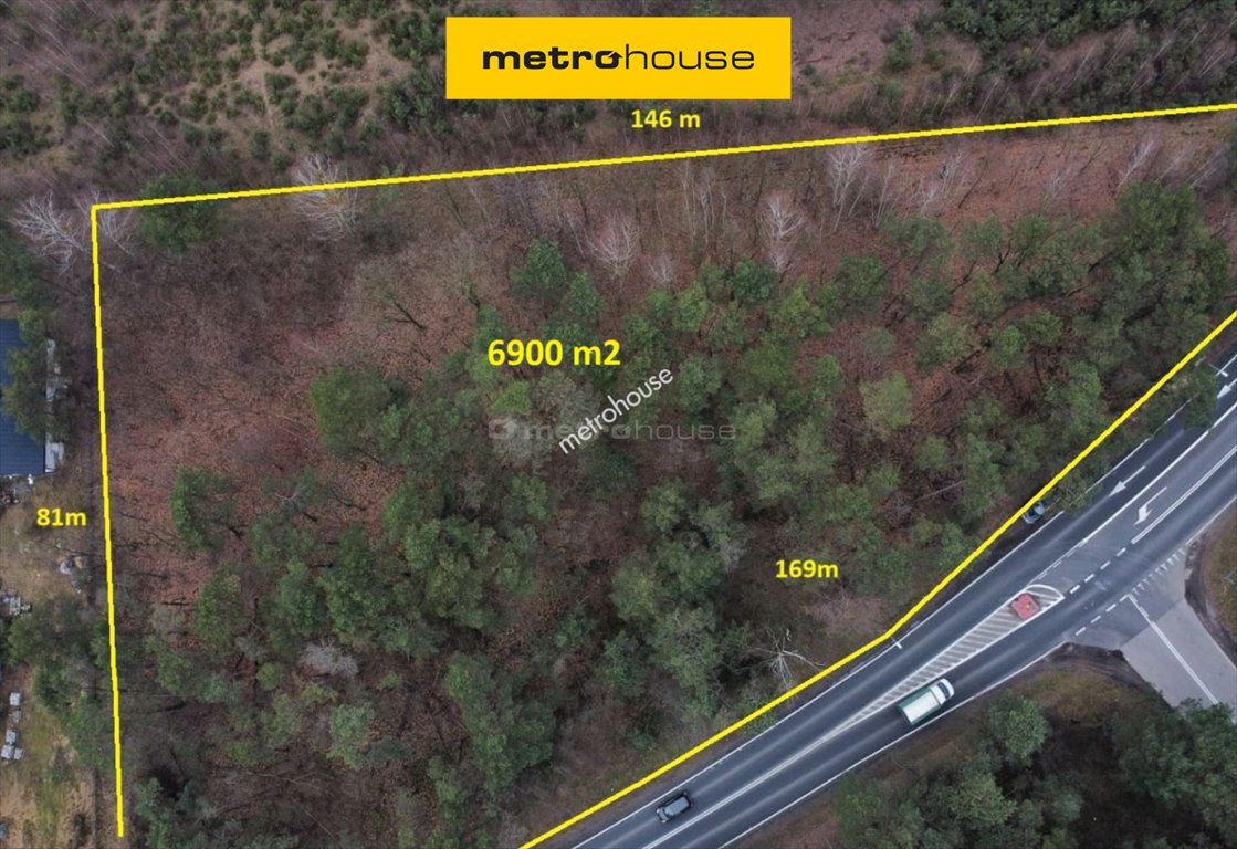 Działka 6900 m² z możliwością zabudowy mieszkaniowej i usługowej Kazuń-Bielany, Kampinoska  6 900m2 Foto 1