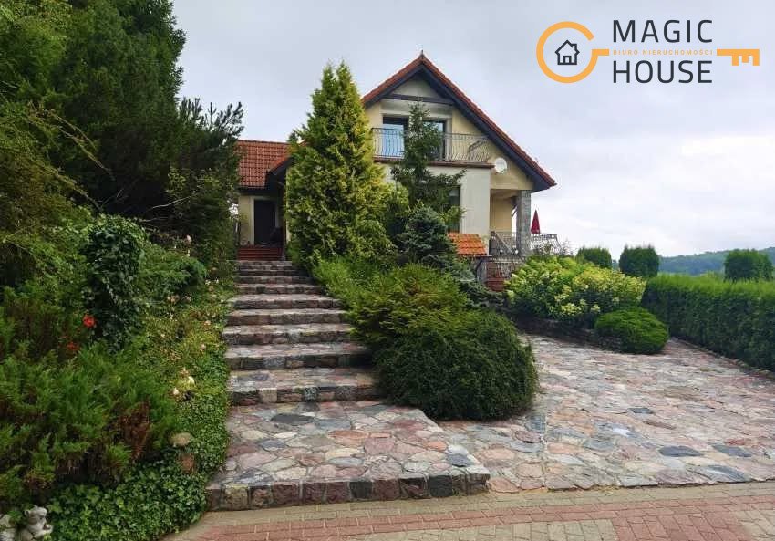 Urokliwy dom z widokiem na jezioro Raduńskie Dolne Chmielno  150m2 Foto 1