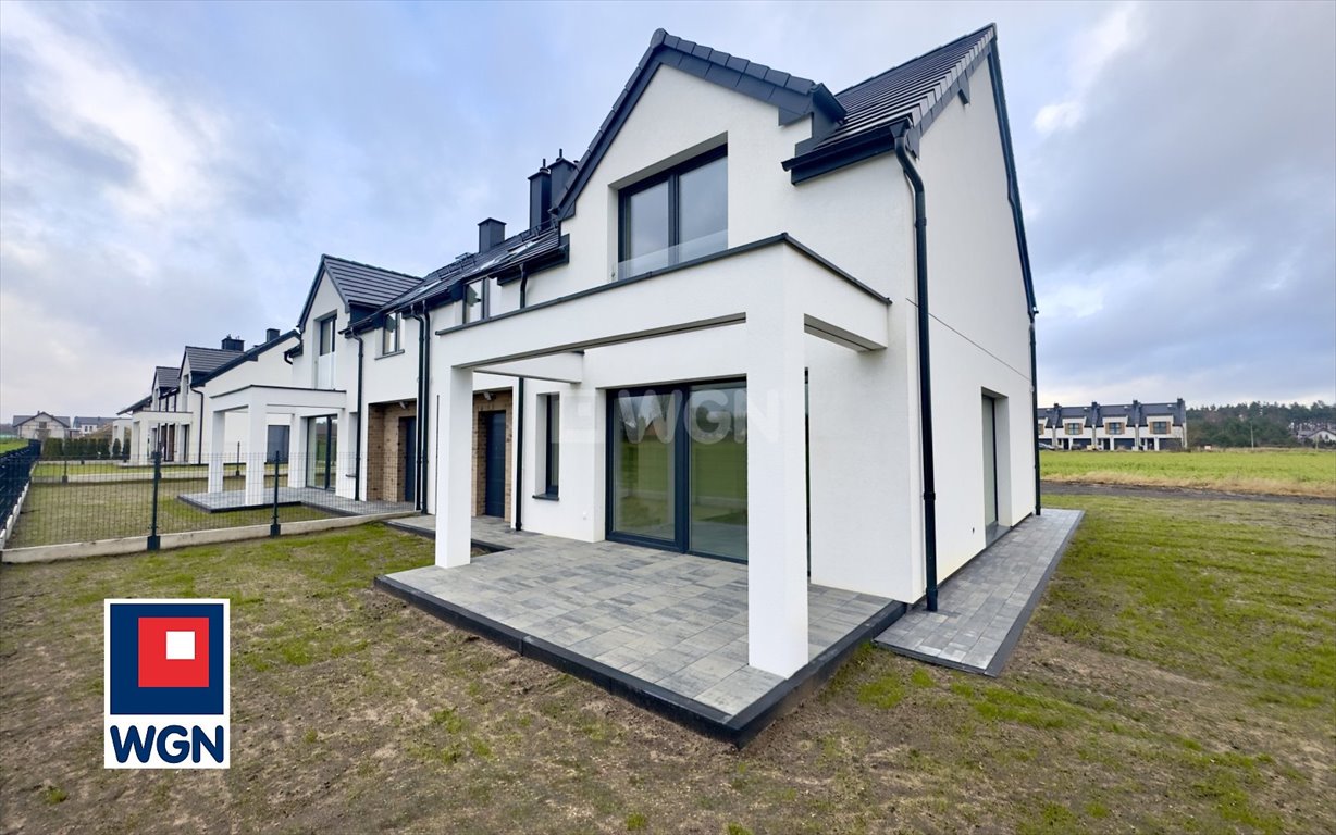 Nowoczesny dom bliźniak z 5 pokojami i dużym ogrodem Kębłowo, Żytnia  130m2 Foto 1