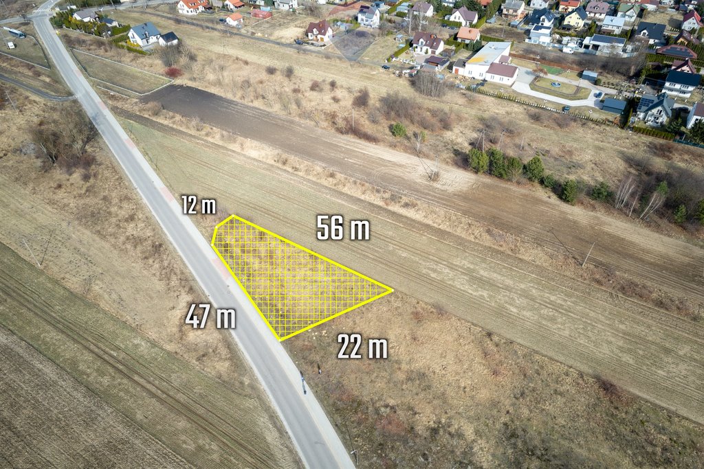 Działka budowlana 1001 m² w Nasielsku – spokojna okolica Nasielsk, Przechodnia  1 001m2 Foto 1
