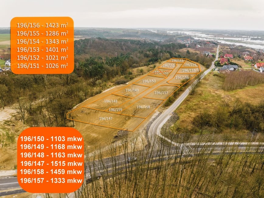 Działki budowlane przy Widokowej w Wawrowie – spokój i bliskość miasta Wawrów, Widokowa  1 021m2 Foto 1