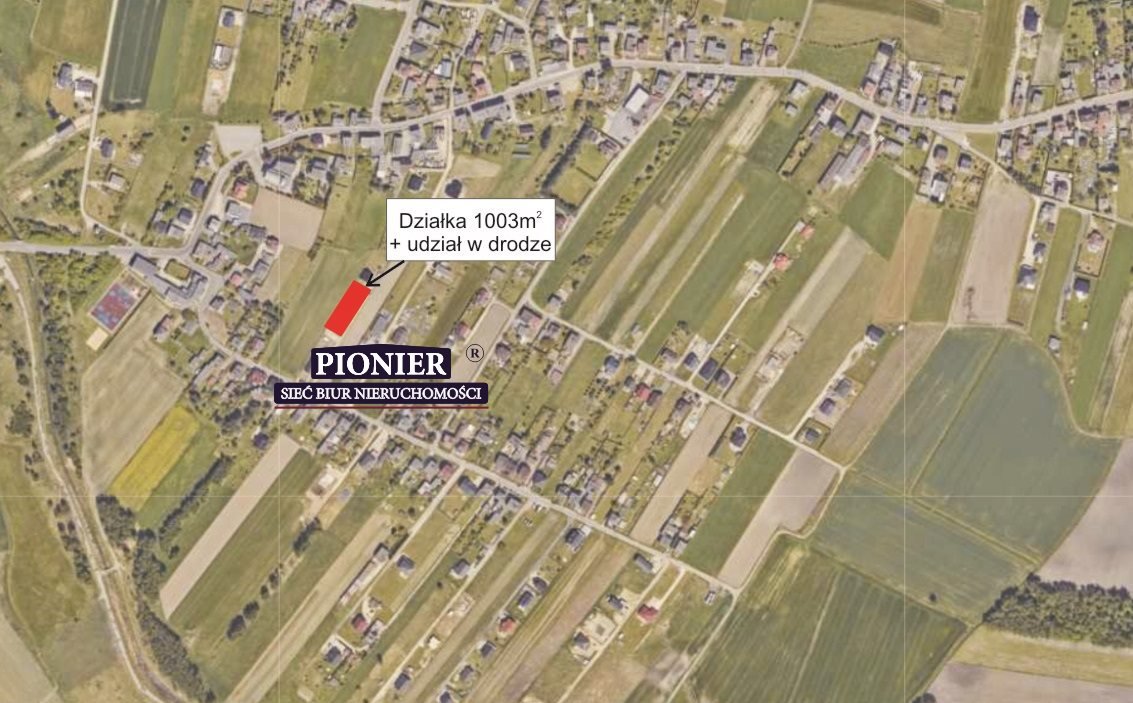 Działka budowlana 1003 m² z projektem domu, spokojna okolica Lędziny, Goławiec, Folwarczna  1 003m2 Foto 1