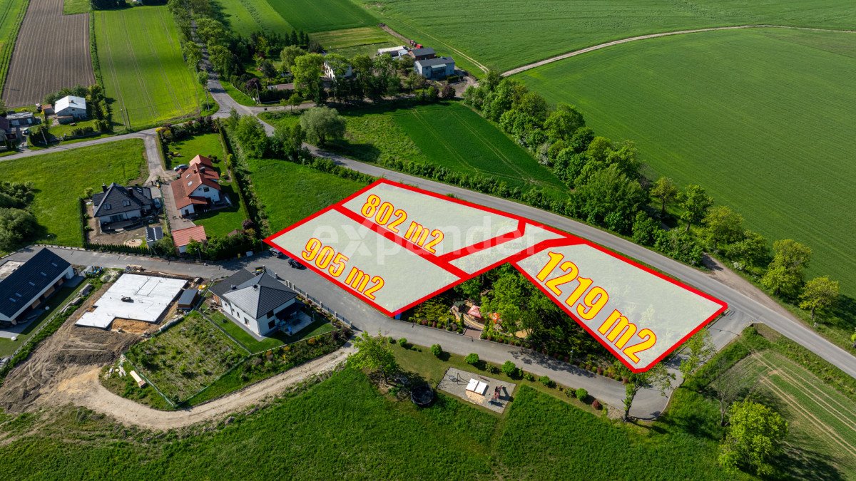 Działka wśród zieleni z mediami, 1219 m2, Mikołów Mikołów, Mokre, Mokierska  1 219m2 Foto 1