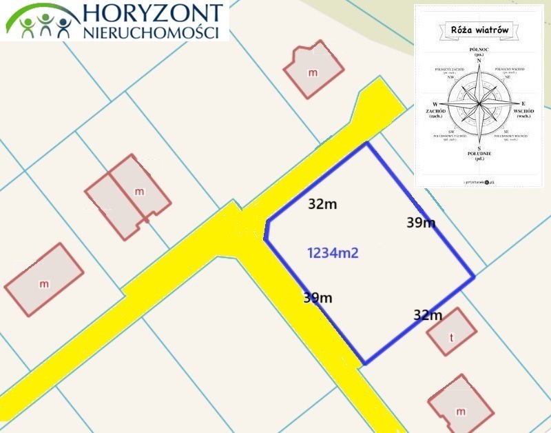 Zapraszam do zakupu działki 1234 m² z warunkami zabudowy Tuchom  1 234m2 Foto 1
