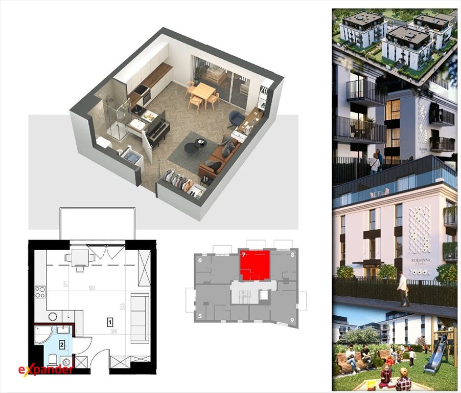Nowoczesna kawalerka blisko Malt. - inwestycja i komfort. Poznań, Warszawskie-Pomet-Maltańskie, Świętego Michała 11B  31m2 Foto 1