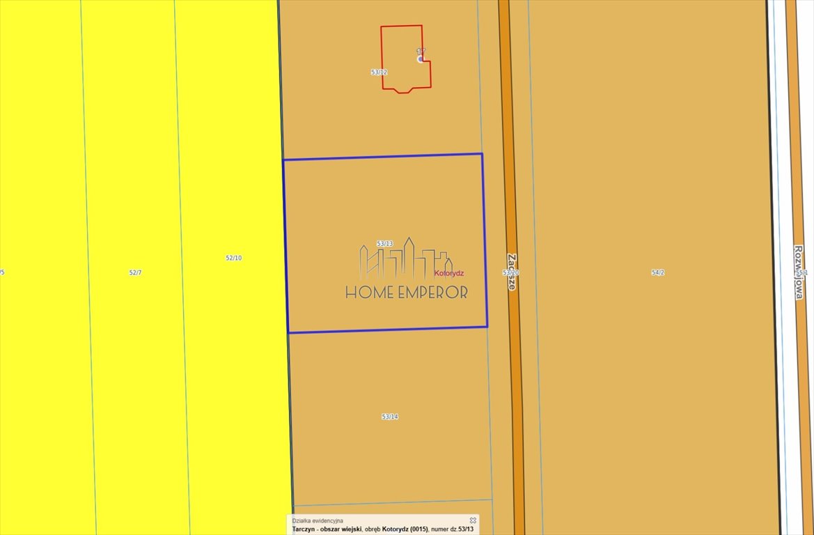 Działka 1500 m² z wodą, media przy granicy - zapraszam Kotorydz, Zacisze  1 500m2 Foto 1