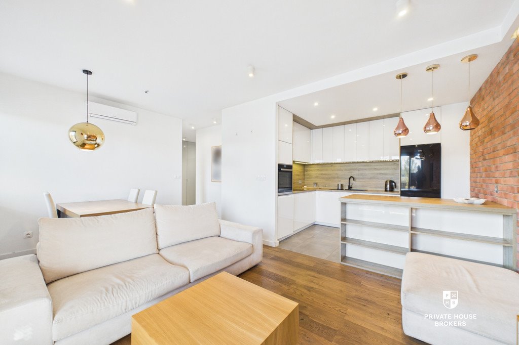 Dwupokojowe mieszkanie z dużym tarasem (47,2 m²) w Krakowie Kraków, Podgórze, Przedwiośnie  47m2 Foto 1