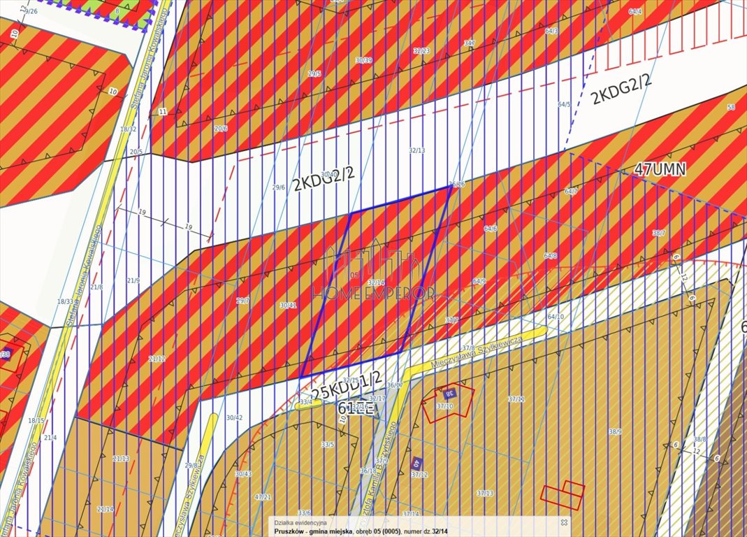 Na sprzedaż działka 2500 m² pod zabudowę usługową i mieszkaniową Pruszków, Żbików, Krzysztofa Kamila Baczyńskiego  2 500m2 Foto 1