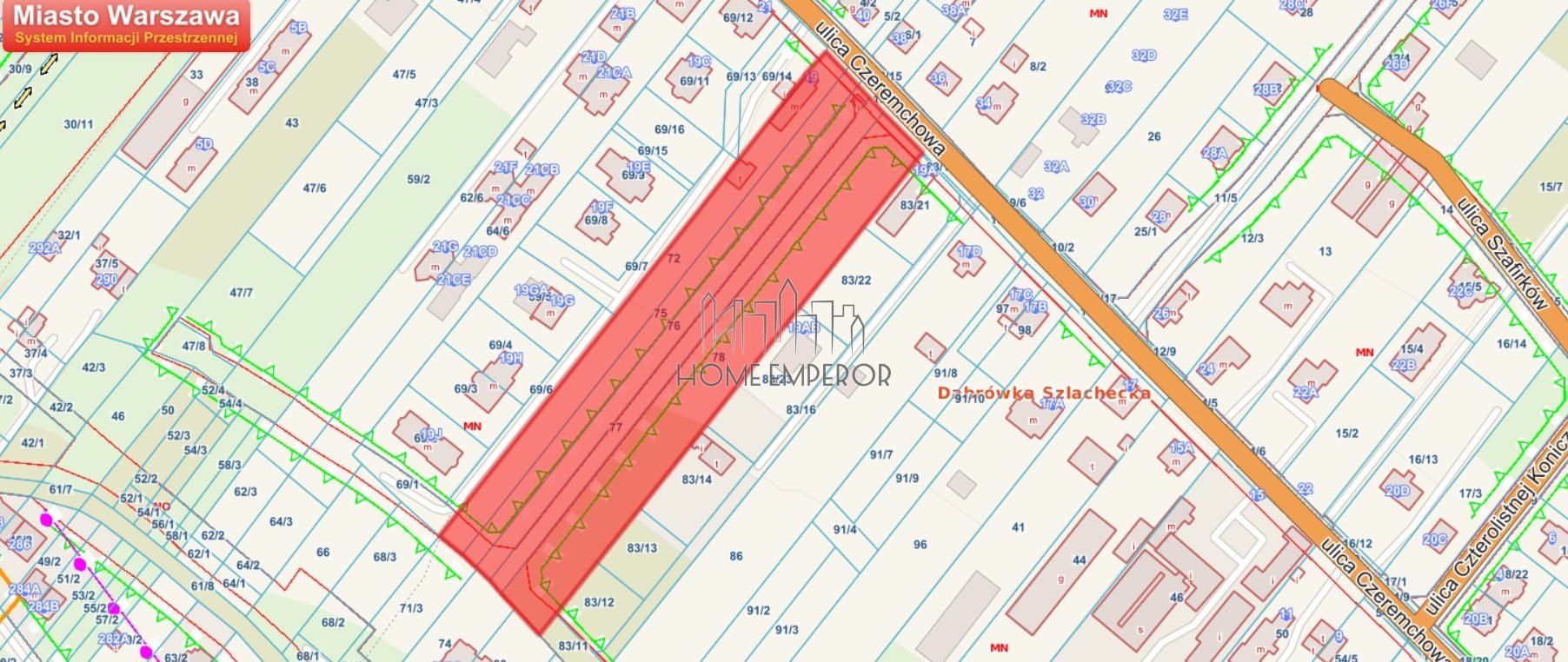 Działka 11 100 m² pod zabudowę w Warszawie - polecam Warszawa, Białołęka, Czeremchowa  11 100m2 Foto 1