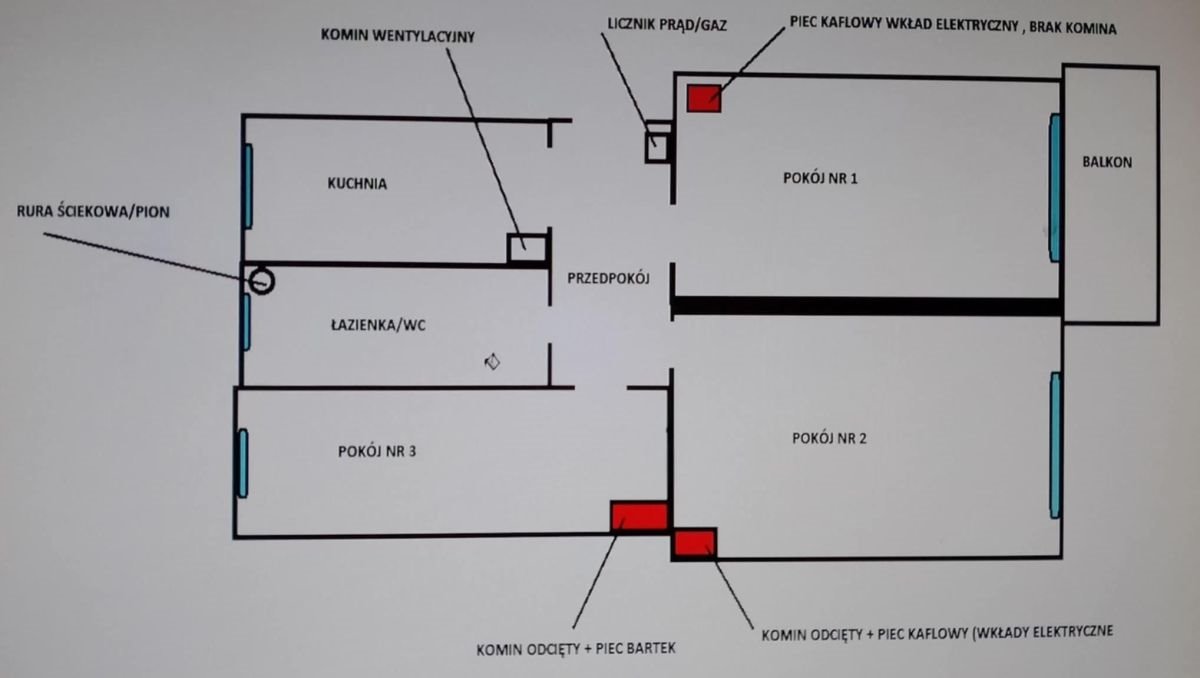 Mieszkanie trzypokojowe na sprzedaż Wrocław, Krzyki, Krucza  64m2 Foto 7