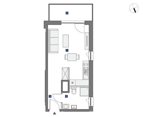 Nowoczesne 32 m² w Mokotowie - bez PCC, zapraszam Warszawa, Mokotów, Służewiec, Bokserska  32m2 Foto 1