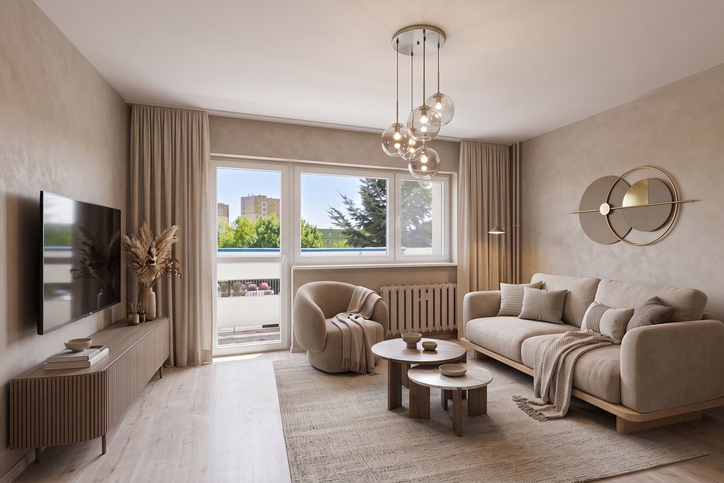 Do sprzedania przestronne 3-pokojowe mieszkanie 66 m² w Łodzi: Łódź Górna: Gładka