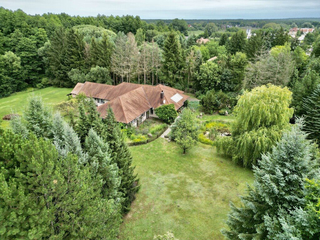 Unikatowa rezydencja z dużą działką, stawem i lasem Borówiec, Główna  365m2 Foto 1