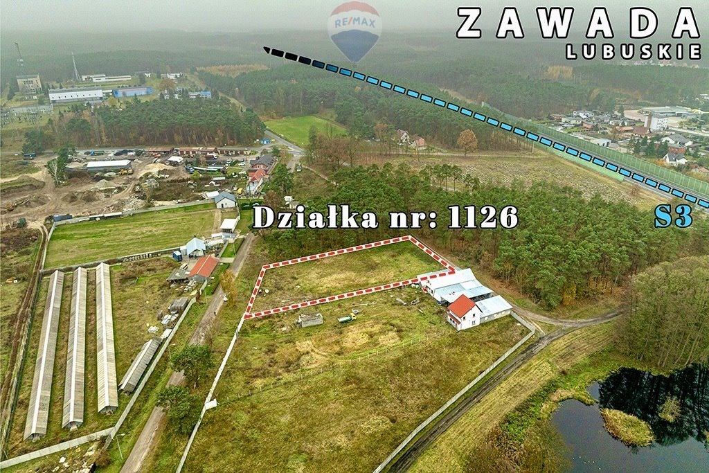 Działka inwestycyjna na sprzedaż Zielona Góra, Zawada-Kożuchowska  2 537m2 Foto 2