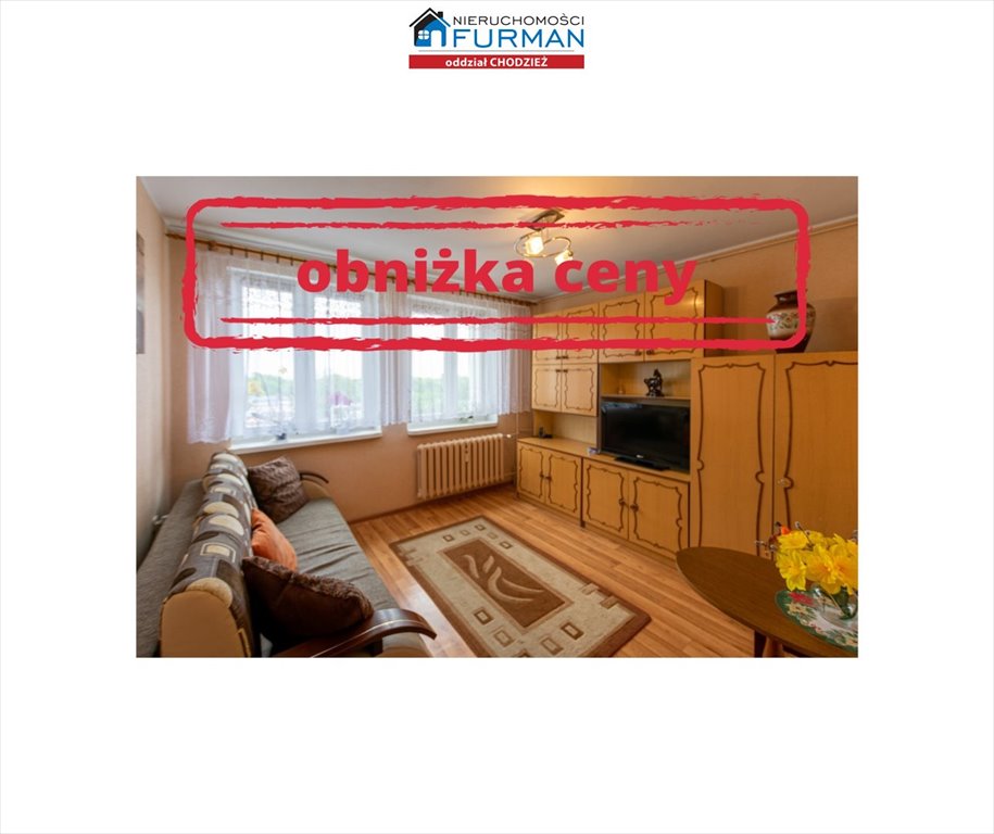Mieszkanie trzypokojowe na sprzedaż Chodzież  62m2 Foto 1