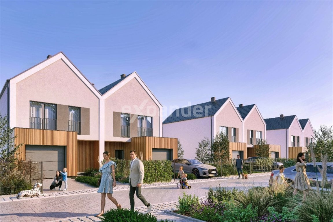 Nowoczesny dom z ogrodem, garażem i poddaszem użytkowym Wrocław, Parkowa  120m2 Foto 1