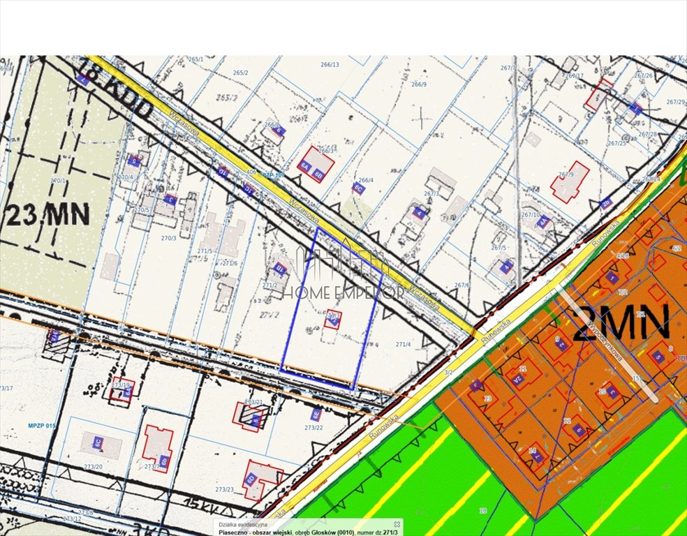 Sprzedam działkę 1913 m² z mediami i możliwością podziału Głosków, Wczasowa  1 913m2 Foto 1
