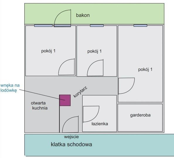 Mieszkanie trzypokojowe na sprzedaż Marki  60m2 Foto 11