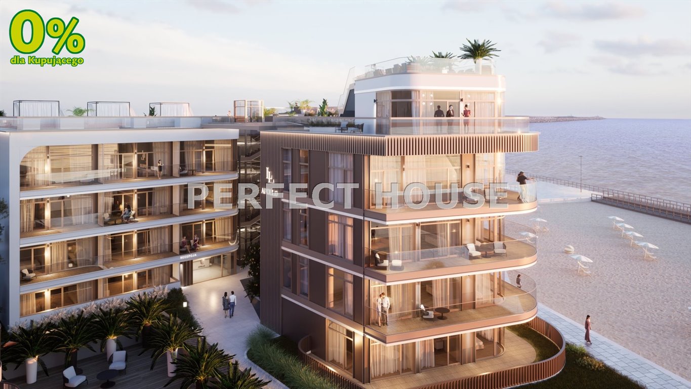 Nowoczesny apartament z widokiem na morze, SPA na dachu polecam Darłowo  42m2 Foto 1