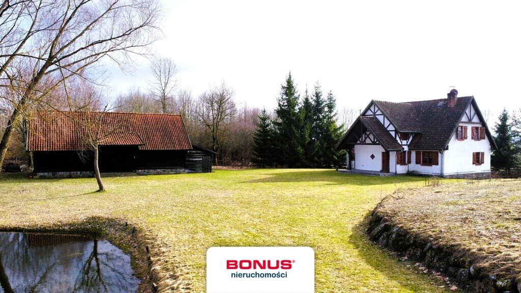 Urokliwy dom z dużym stawem, 260 m2, ogród i altana Mieruniszki  260m2 Foto 1
