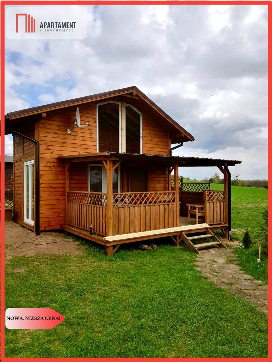 Działka z domkiem nad jeziorem Wąsosz – 200 m², grill, tarasy Wąsosz  200m2 Foto 1