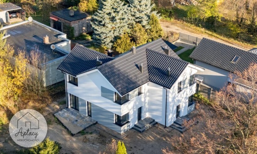 Nowoczesny dom 82 m2 z tarasem i ogrzewaniem podłogowym Kamionki  82m2 Foto 1