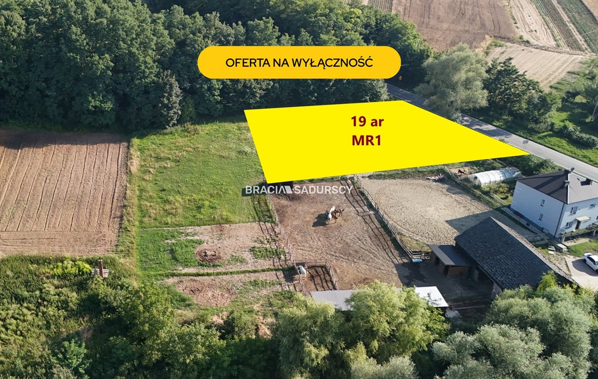 Działka 19 arów pod dom w Stręgoborzycach - polecam Igołomia-Wawrzeńczyce, Stręgoborzyce  1 904m2 Foto 1