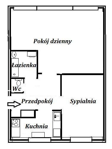 Mieszkanie dwupokojowe na sprzedaż Kołobrzeg, Centrum, Wojska Polskiego  45m2 Foto 11