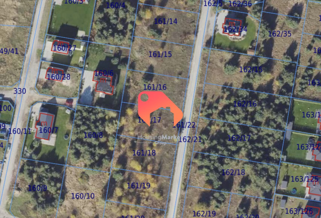 Działka pod dom jednorodzinny w Łochowie, 1017 m2 Łochowo, Władysława Reymonta  1 017m2 Foto 1