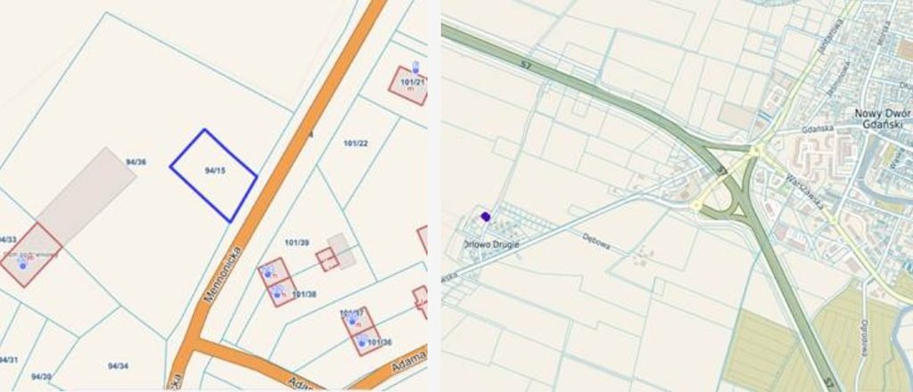 Działka w Orłowie – 400 m², teren zabudowy i konserwacji Orłowo  400m2 Foto 1