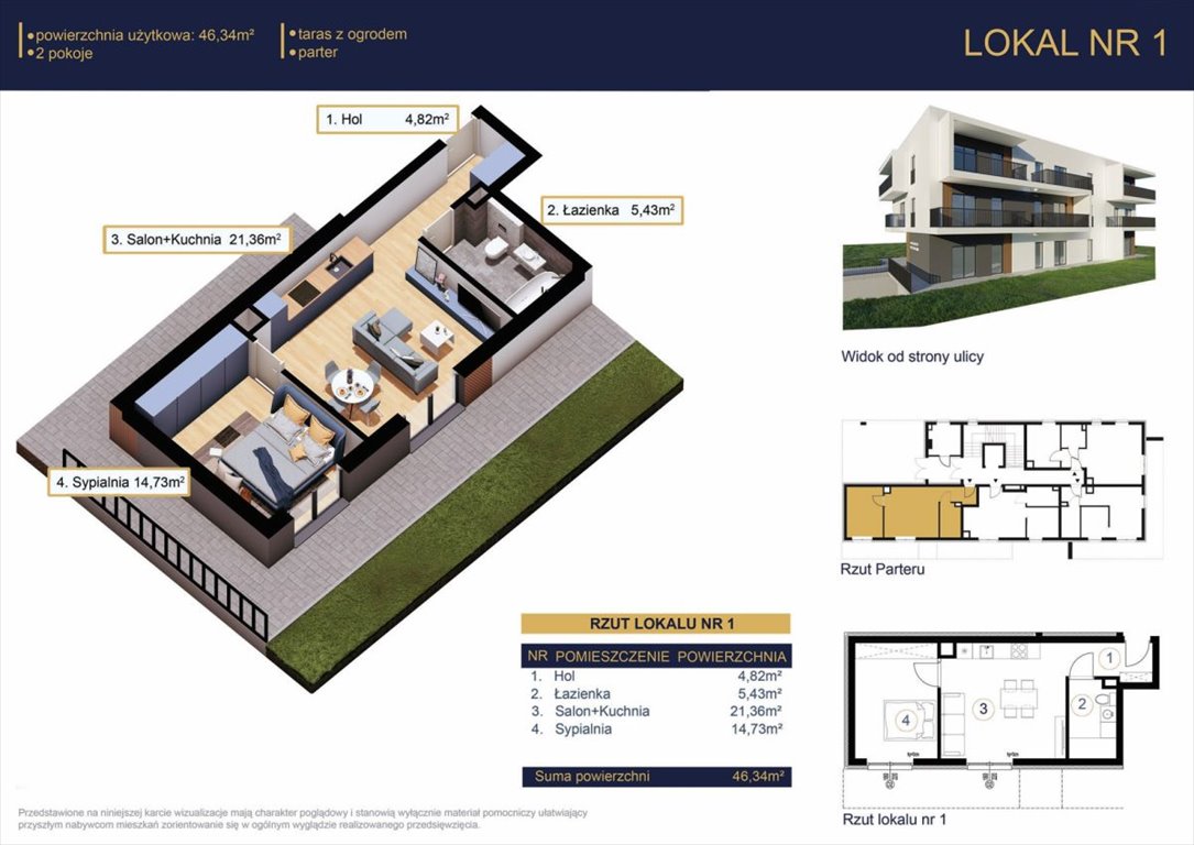 Mieszkanie dwupokojowe na sprzedaż Katowice, Ochojec, Wapienna  46m2 Foto 1