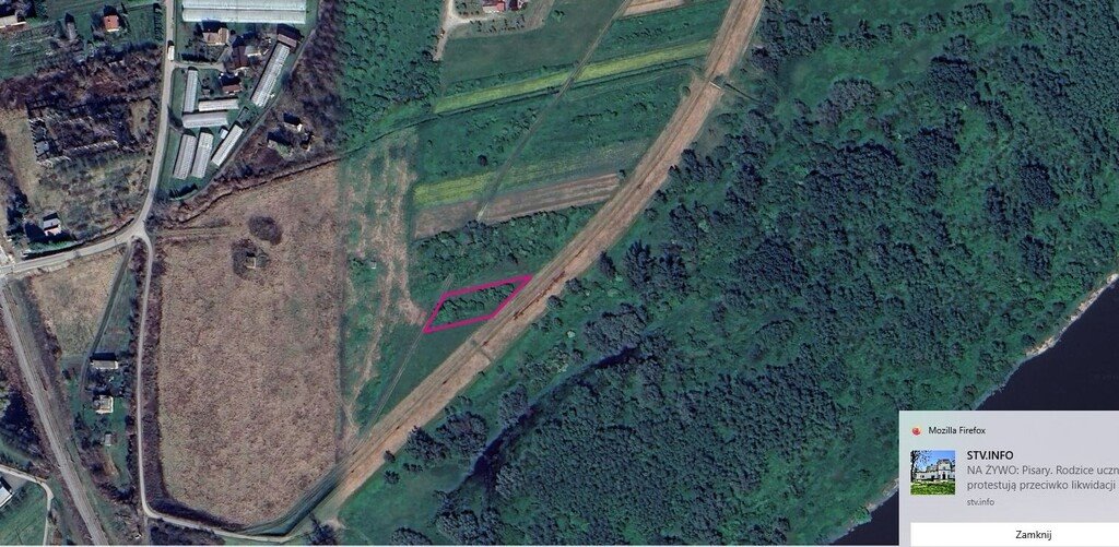 Działka 900 m² nad Wisłą z energią i dojazdem samochodem Nowy Kamień  900m2 Foto 1