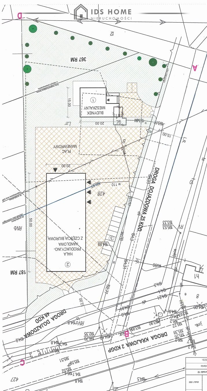 Działka inwestycyjna 11 248 m² z możliwością budowy hali i domu Łuszczów-Kolonia  11 248m2 Foto 1