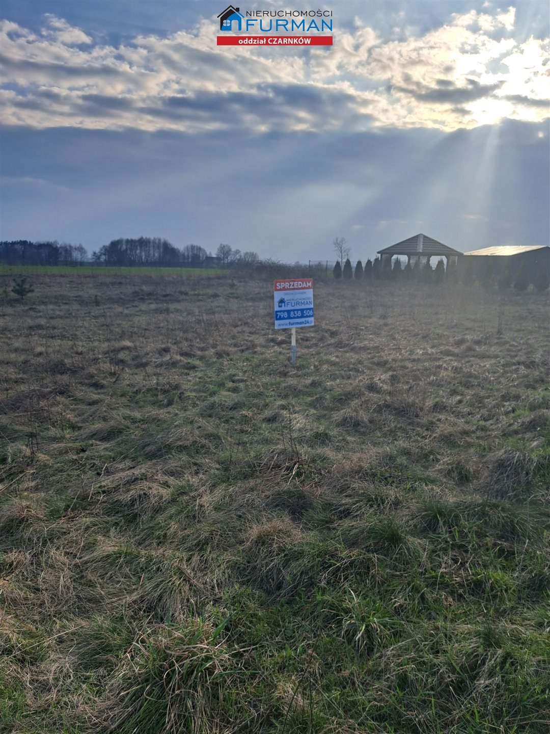 Działka 1000 m² pod dom w Brzeźnie – blisko Czarnkowa! Brzeźno  1 000m2 Foto 1