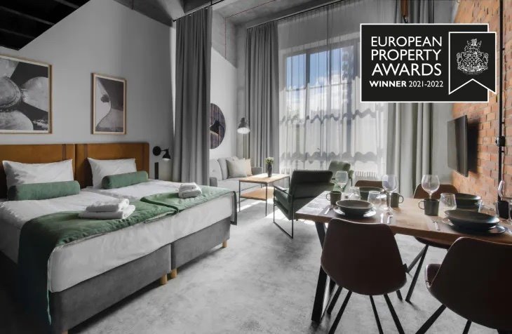 Luksusowy apartament 45 m² w sercu Gdańska z aneksem i antresolą Gdańsk, Stare Miasto, Lisia Grobla 7  49m2 Foto 1