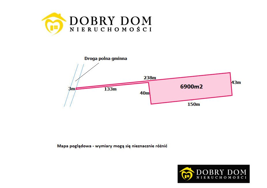 Działka rolna 6900 m² w Olmontach – idealna pod inwestycję Olmonty  6 900m2 Foto 1