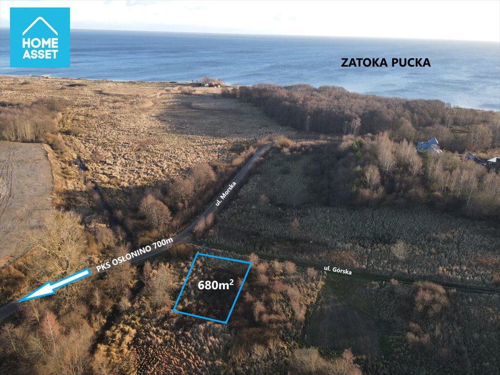 Działka budowlana na sprzedaż Osłonino, Górska  680m2 Foto 6