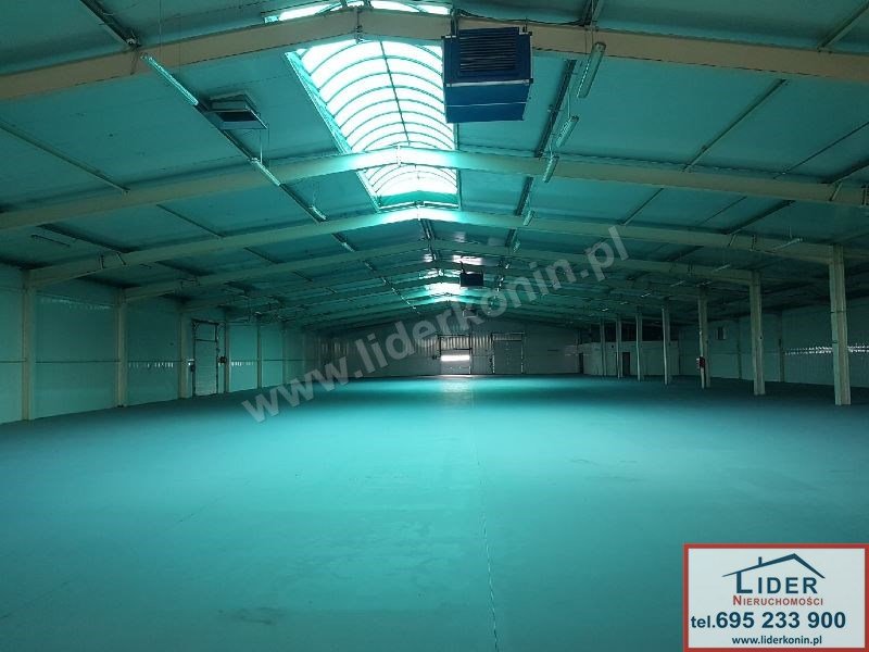 Hala 2500 m² z biurami, plac i asfaltowy dojazd. Konin  2 500m2 Foto 1