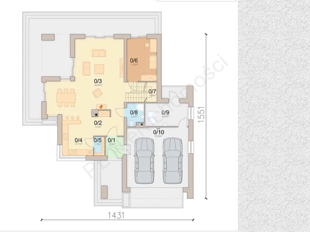Komfortowy dom 206 m2 z dużym ogrodem, garażem i 5 sypialniami Rusiec  206m2 Foto 1
