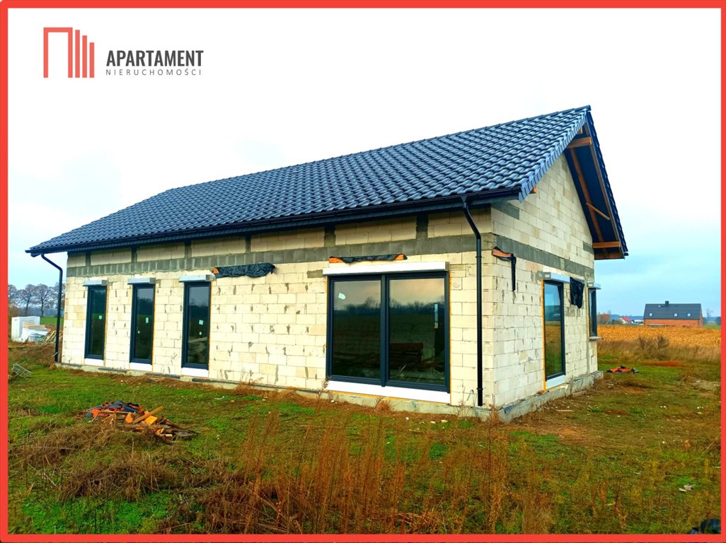 Dom w stanie surowym z dużym poddaszem, 762 m2 działki Krążkowo  157m2 Foto 1