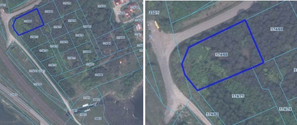 Działka rekreacyjna 1465 m² z dostępem do jeziora Gonty  1 465m2 Foto 1