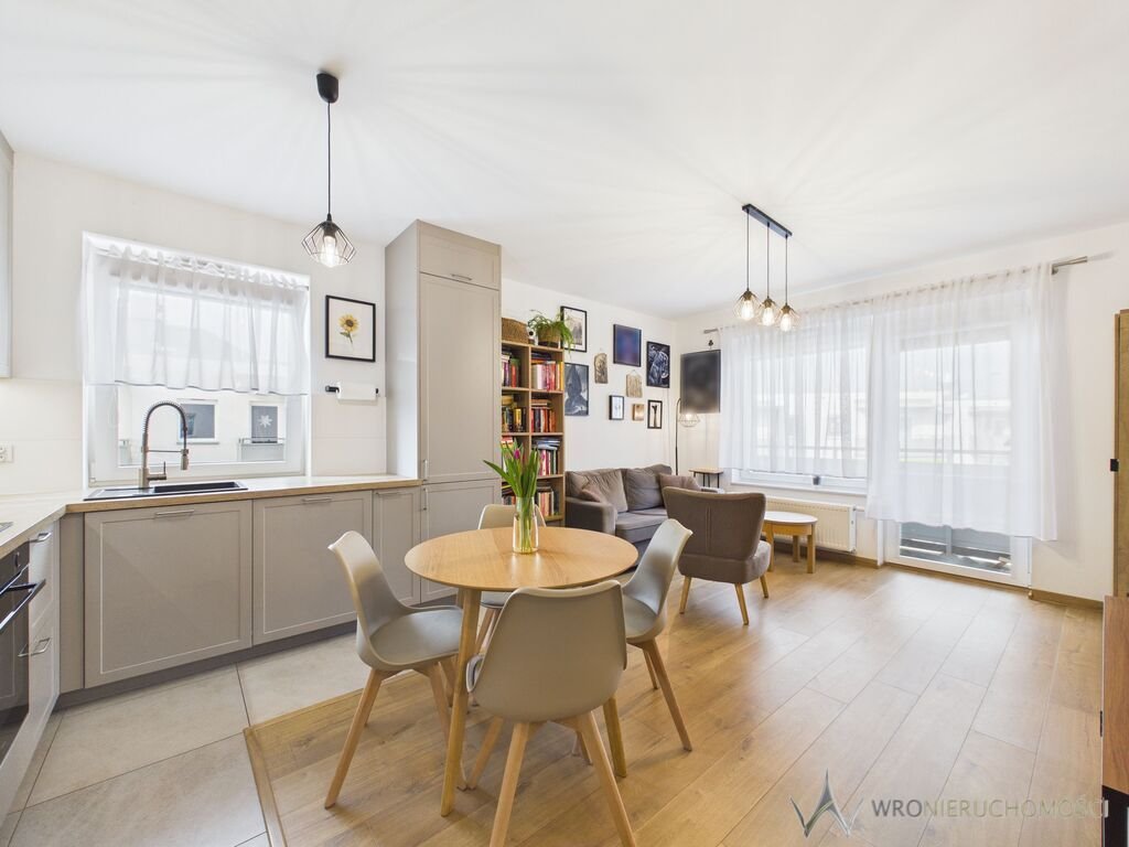 Przestronne 4-pokojowe mieszkanie na Olimpia Port z balkonem Wrocław, Ameriga Vespucciego  66m2 Foto 1