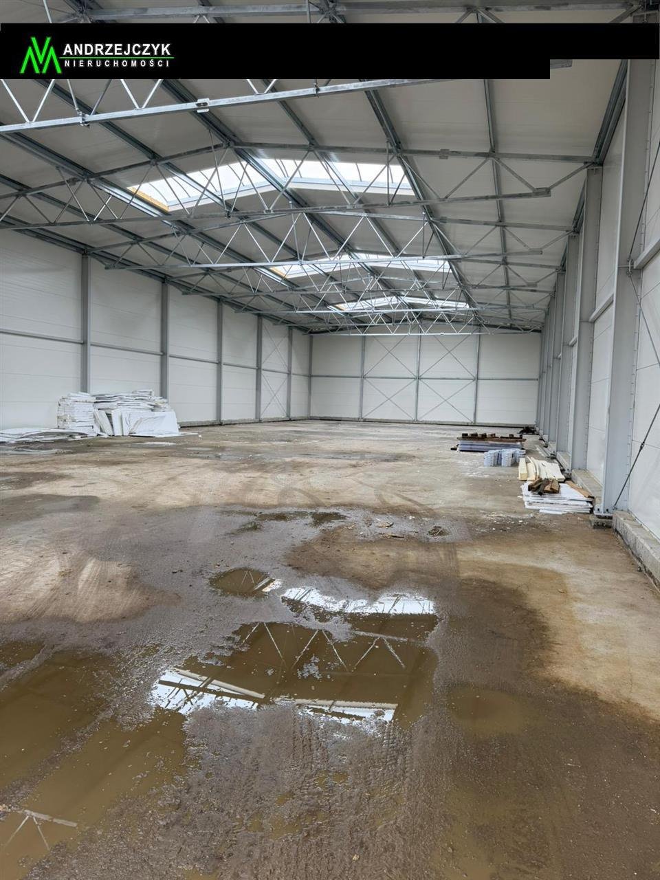 Hala magazynowa 1000 m2 z biurami, ogrzewaniem i bramami Wejherowo, Południe, Południe, Podmiejska  1 000m2 Foto 1