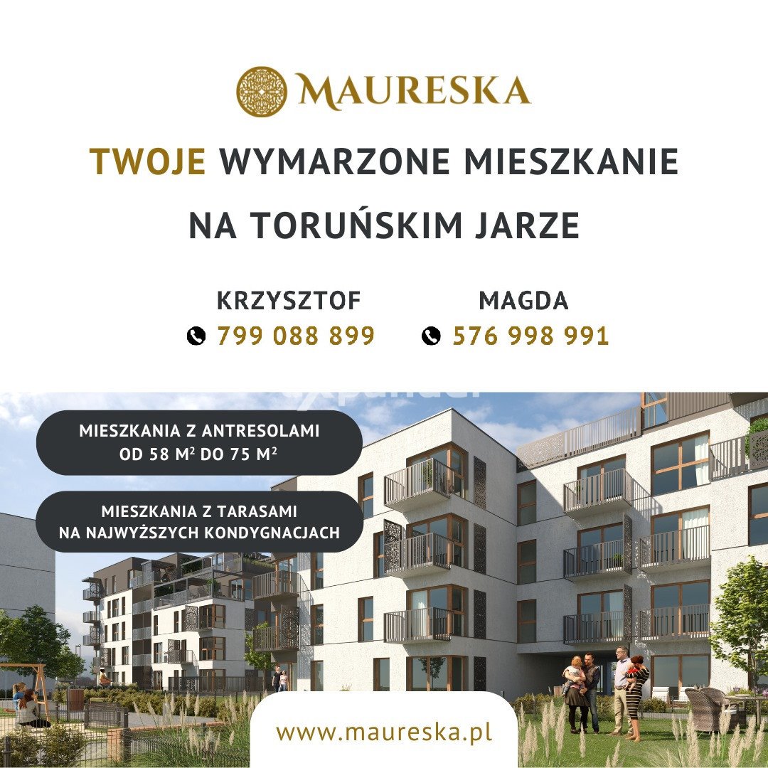 Mieszkanie trzypokojowe na sprzedaż Toruń, Konrada Grasera  53m2 Foto 10