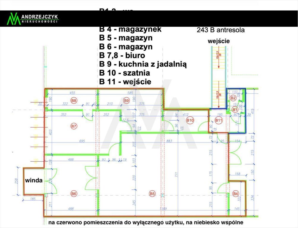 Magazyn z biurem 185m2, klimatyzacja, winda, Gdańsk Gdańsk, Orunia, TRAKT ŚW. WOJCIECHA  185m2 Foto 1