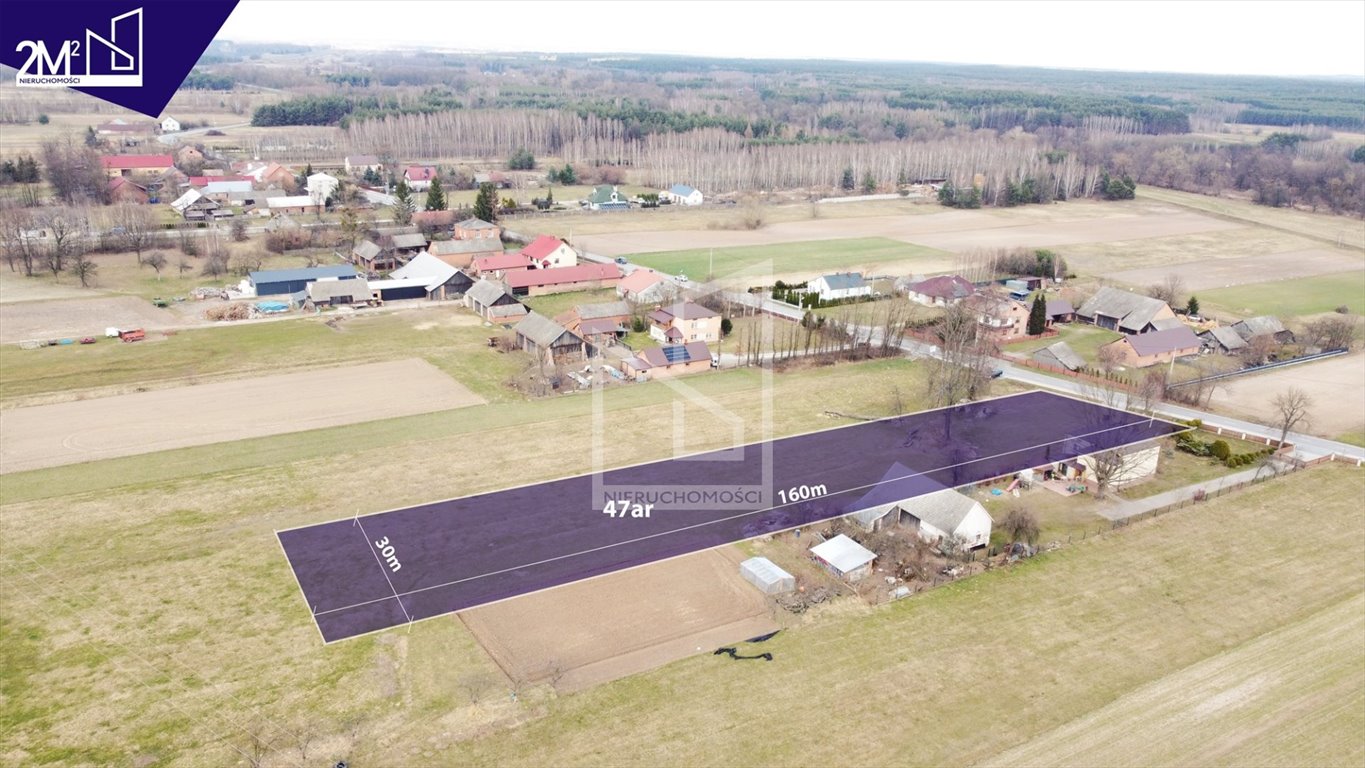 Sprzedam działkę 47 ar z mediami i warunkami zabudowy Grębów, Krawce  4 723m2 Foto 1