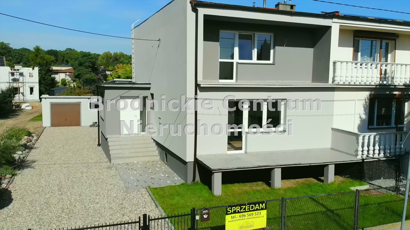 Dom 140 m² w Brodnicy (z garażem i budynkiem gospodarczym) Brodnica, Brodnica  140m2 Foto 1
