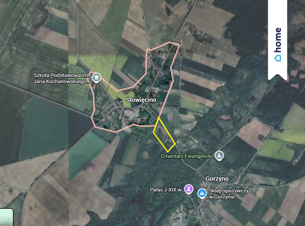 Duża działka 2,83 ha z mediami i dojazdem asfaltowym - polecam! Stowięcino  28 300m2 Foto 1