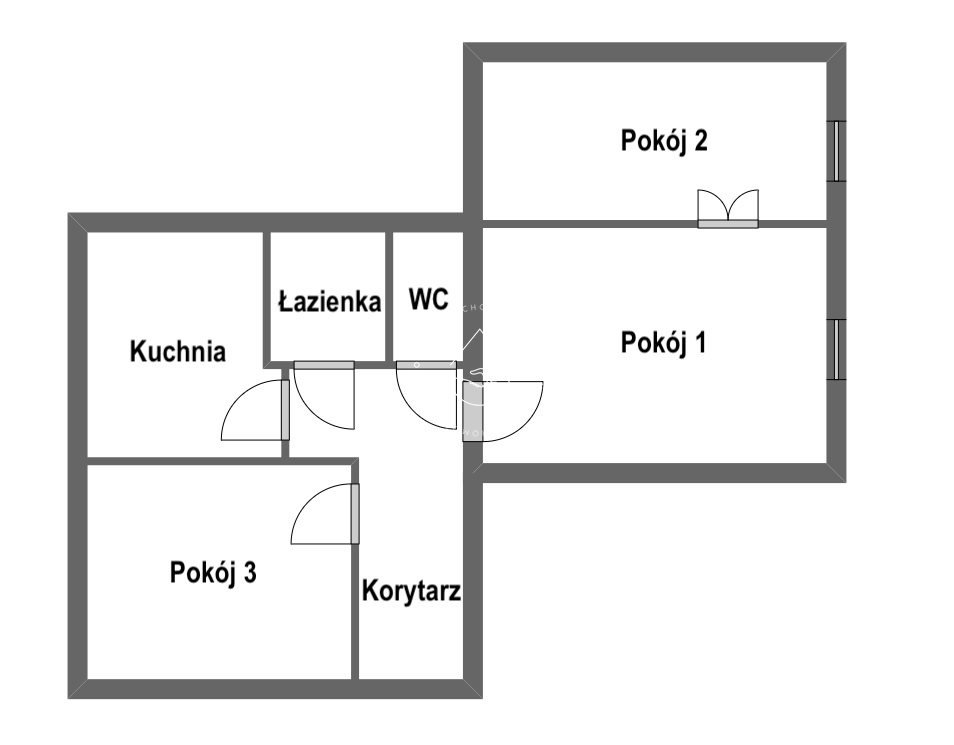 Mieszkanie trzypokojowe na sprzedaż Bydgoszcz, Osiedle Leśne  67m2 Foto 9