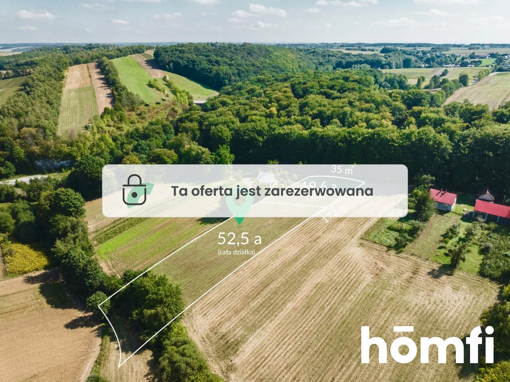 Działka 52,5 ara z domem i mediami, blisko Krakowa Przybysławice  5 250m2 Foto 1
